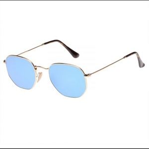 Hexagonal RayBan Flash Lense